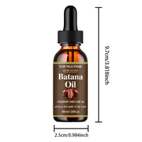 40Ml/60Ml Batana Rosemary Mint Scalp Hair Strengthening Oil Biotin Essential Oils Nourishing Treatment Split Ends Dry All Types