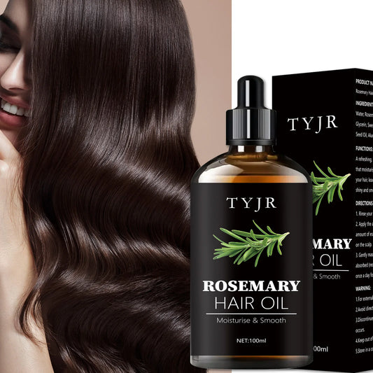 100ML Rosemary Hair Oil Moisturizes and Softens Hair Pure Plant Improves Dryness Essence Long-Lasting Fragrance Conditioner